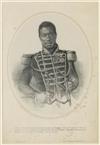 (HAITI.) Group of three lithographic portraits of Damien Delva Compte de Dame Marie, General Vil-du-Lubin, and Louis Etienne Felicite d